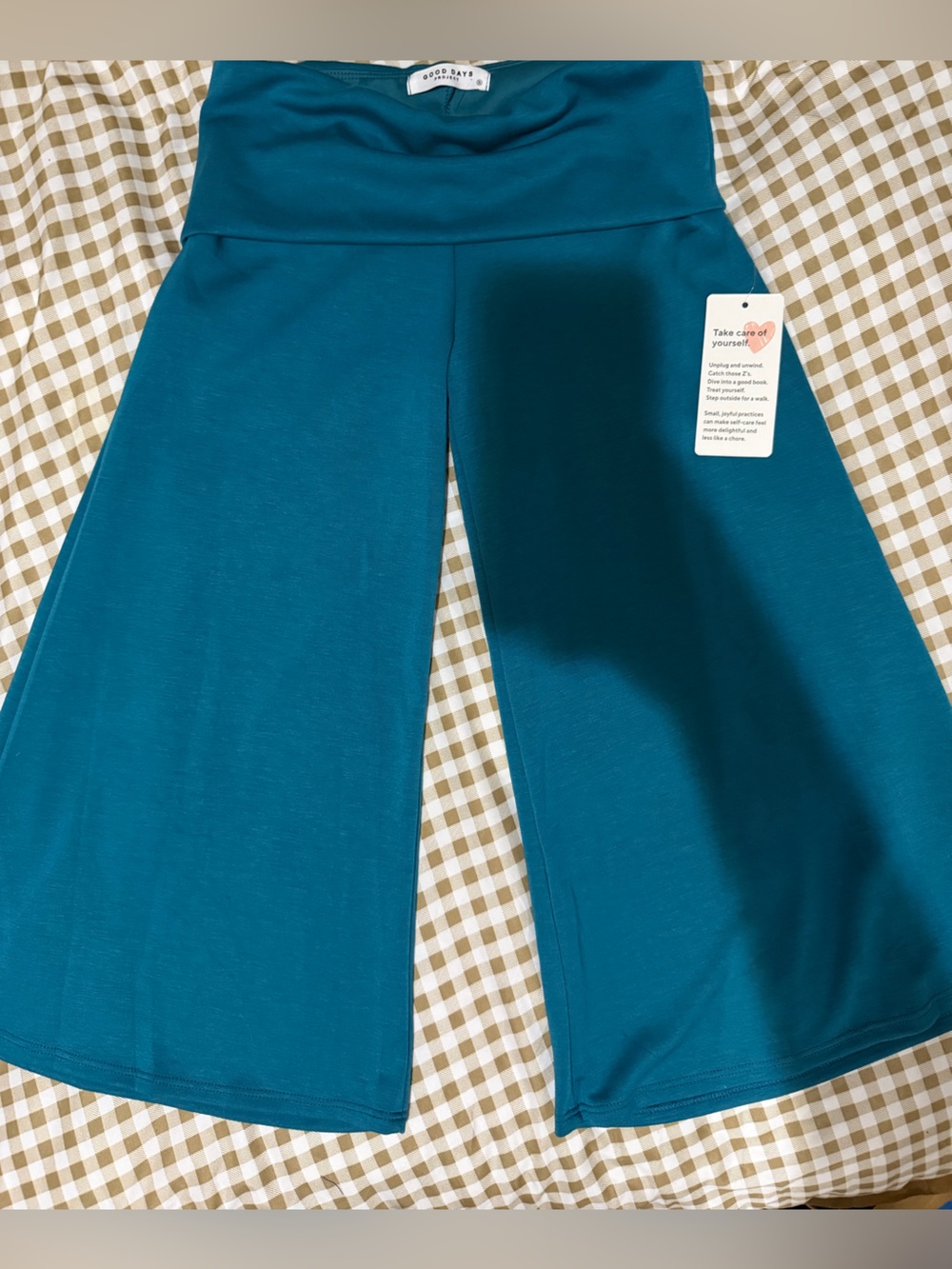 Gaucho wide leg pants